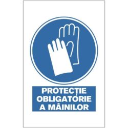 Indicator de obligativitate: Protectie obligatorie a mainilor